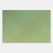 Weihnachts-Wrapping Paper Sheets tripes Green & Ta Geschenkpapier Set (Vorderseite 3)
