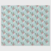 Weihnachts-Wrapping Paper Snowman Geschenkpapier (Flach)