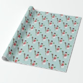 Weihnachts-Wrapping Paper Snowman Geschenkpapier (Ungerollt)