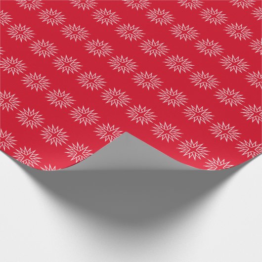 Weihnachts-Wrapping Paper-Star Geschenkpapier (Ecke)