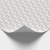 Weihnachts-Wrapping Paper-Winter Berry Geschenkpapier (Ecke)