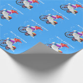 Weihnachts-Wrapping Paper wird mit Geschenken für Geschenkpapier (Ecke)