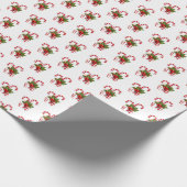 Weihnachts-Wrapping Papier Candy Canes Wrapping Pa Geschenkpapier (Ecke)