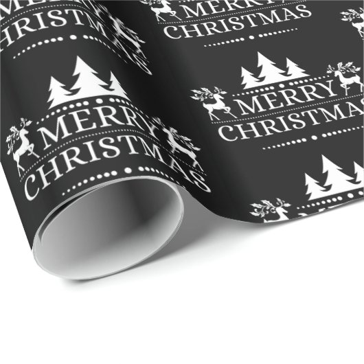 Weihnachts-Wrapping Papier-frohe Weihnachten Geschenkpapier (Rolleneckpunkt)