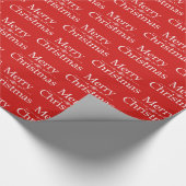 Weihnachts-Wrapping Papier-frohe Weihnachten Geschenkpapier (Ecke)