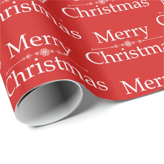 Weihnachts-Wrapping Papier-frohe Weihnachten Geschenkpapier (Rolleneckpunkt)