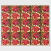 Weihnachts-Wrapping Papier Frohe Weihnachten Geschenkpapier (Flach)