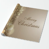 Weihnachts-Wrapping Papier Frohe Weihnachten Geschenkpapier (Ungerollt)