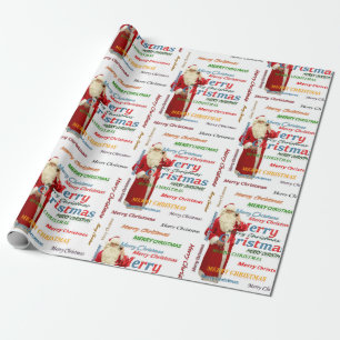 Weihnachts-Wrapping Papier Frohe Weihnachten Weihn Geschenkpapier