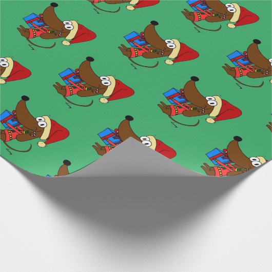 Weihnachts-Wrapping-Papier Geschenkpapier (Ecke)