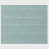 Weihnachts-Wrapping Papier - hohoho! Geschenkpapier (Flach)