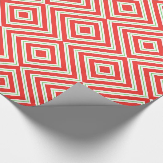 Weihnachts-Wrapping Papier Holiday Diamond Geschenkpapier (Ecke)
