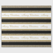 Weihnachts-Wrapping Papier-Imitat Glitzer gestrich Geschenkpapier (Flach)