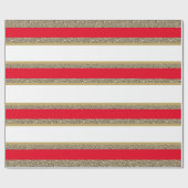 Weihnachts-Wrapping Papier-Imitat Glitzer gestrich Geschenkpapier (Flach)