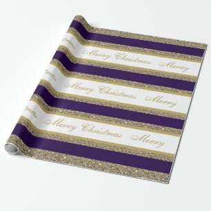Weihnachts-Wrapping Papier-Imitat Glitzer gestrich Geschenkpapier