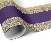 Weihnachts-Wrapping Papier-Imitat Glitzer gestrich Geschenkpapier (Rolleneckpunkt)