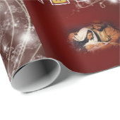 Weihnachts-Wrapping Papier Jesus Christus Geschenkpapier (Rolleneckpunkt)