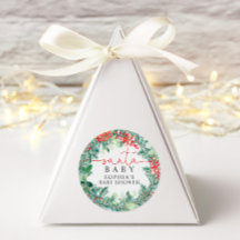 Weihnachts-Wreath-Baby-Dusche