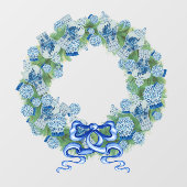 Weihnachts-Wreath-Ginger-Jars-Fensterklammer Fensteraufkleber (Blatt)