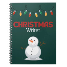 Weihnachts-Writer-Notebook - Snowman