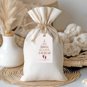 Weihnachts-Wunder-Schwangerschaft Ankündigung Geschenkanhänger