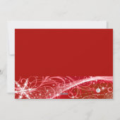 Weihnachts-Wunder-Urlaubskarte Feiertagskarte (Rückseite)