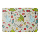 Weihnachts-Wunderland-Spaß Badematte (Vorderseite)