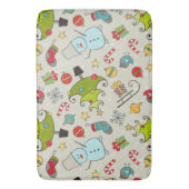 Weihnachts-Wunderland-Spaß Badematte (Vorderseite Vertikal)