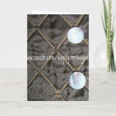 Weihnachts-wünschensatin und Buttons Feiertagskarte (Rückseite)