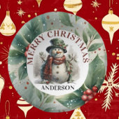 Weihnachts wünscht Papierplatte Runder Pappuntersetzer