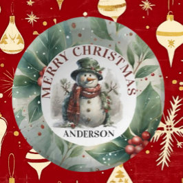 Weihnachts wünscht Papierplatte Runder Pappuntersetzer