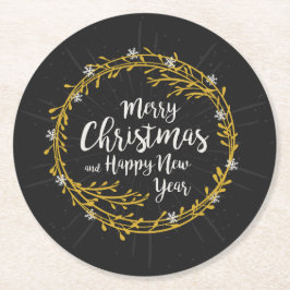 Weihnachts wünscht Untersetzer