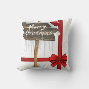 Weihnachts-Wurfkissen, Frohe Weihnachten Kissen