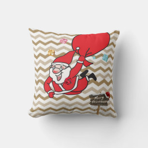 Weihnachts-Wurfkissen, Frohe Weihnachten Kissen
