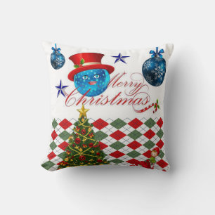 Weihnachts-Wurfkissen, Frohe Weihnachten Kissen