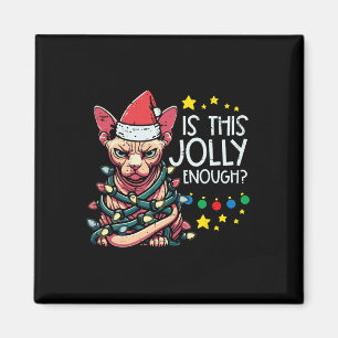 Weihnachts-Wüstenkatze ist dieses Jolly genug Weih Magnet