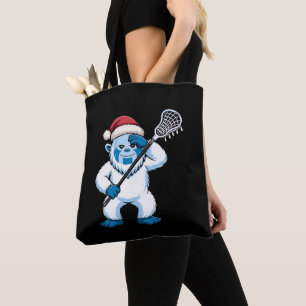 Weihnachts-Yeti-Lacrosse-Weihnachtsmannhut Sasquat Tasche