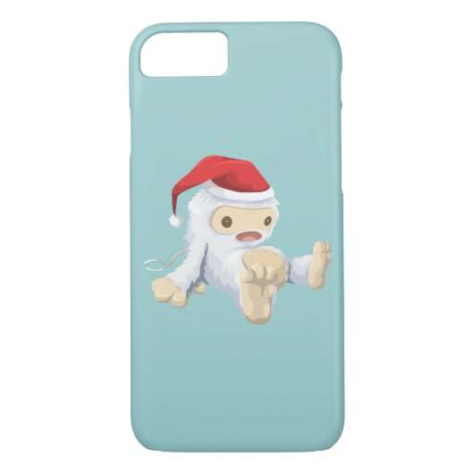 Weihnachts-Yeti-Spielzeug Tragen einer Weihnachtsm Case-Mate iPhone Hülle (Rückseite)