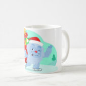 Weihnachts-Yeti-Tasse Kaffeetasse (VorderseiteRechts)