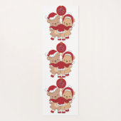 Weihnachts-Yoga-Mat-Design Yogamatte (Rückseite)