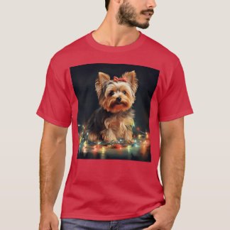 Weihnachts-Yorkie T-Shirt