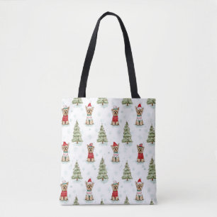 Weihnachts-Yorkies-Hund Tasche
