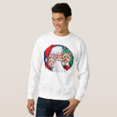 Weihnachts-Yorkies Sweatshirt (Vorne ganz)