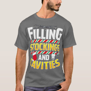 Weihnachts-Zahnarzt Lustige Humor Sprüche Zitate T-Shirt