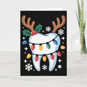 Weihnachts-Zahnarzt-Team Dental-Lab-Hygienikerin 1 Karte