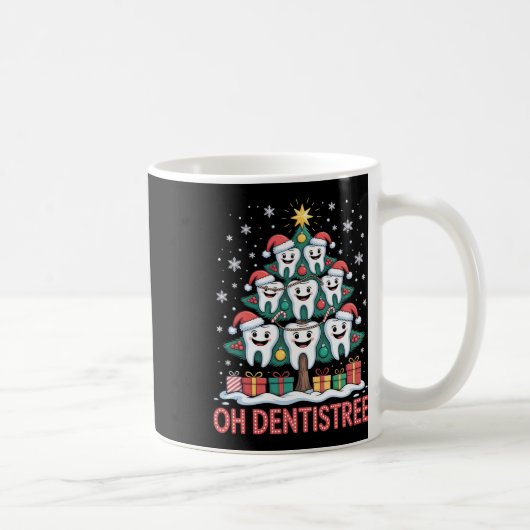 Weihnachts-Zahnarzt-Team Oh Dentistree  Kaffeetasse (Rechts)