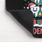 Weihnachts-Zahnarzt-Team Oh Dentistree  Mousepad (Ecke)