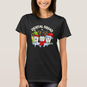 Weihnachts-Zahnarzt-Team Santa-Zahnarzt-Crew Grupp T-Shirt