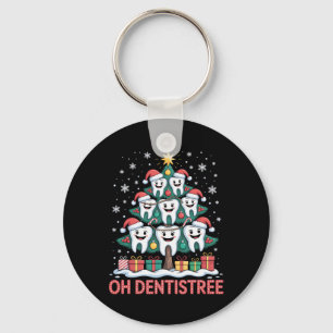 Weihnachts-Zahnarzt-Truppe Oh Dentistree  Schlüsselanhänger