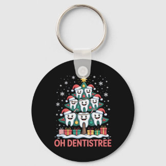 Weihnachts-Zahnarzt-Truppe Oh Dentistree Schlüsselanhänger